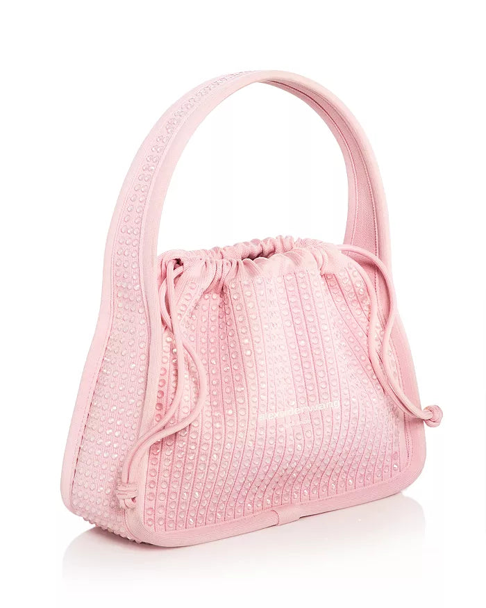 Alexander Wang Ryan Small Shoulder Bag for Women - Genuine Leather Crossbody Purse with Gold-Tone Hardware | Perfect for Work, Travel & Evening Out