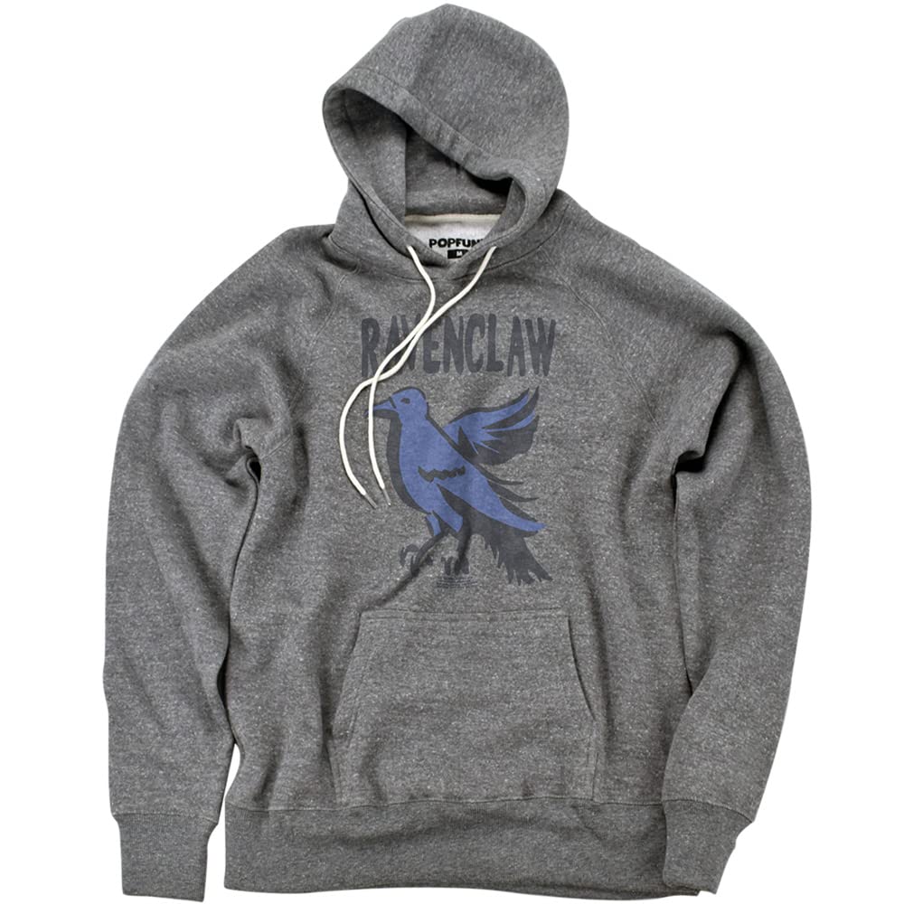 Official Harry Potter Hogwarts Houses Collection Premium Ultrasoft Tri-Blend Hoodie - Popfunk Licensed Merchandise | Perfect for Potterheads, Cosplay & Casual Wear