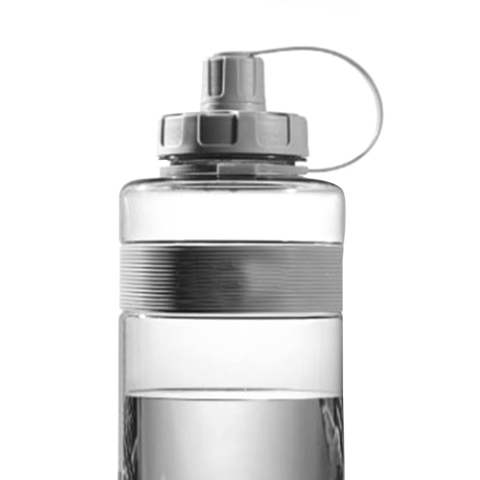 2L Large Capacity Leak Proof Sports Water Bottle with Straw - BPA Free Plastic, Ideal for Gym, Hiking, Running & Outdoor Activities