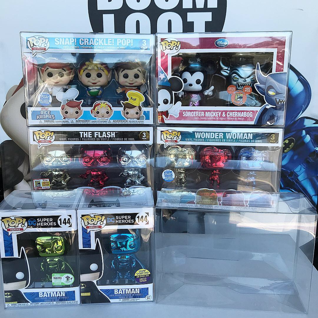 BoomLoot Shell50 Acid-Free 3-Pack Twin Pop Protector (10-Pack) - Perfect for Comic Book Storage, Collectible Protection & Display Cases