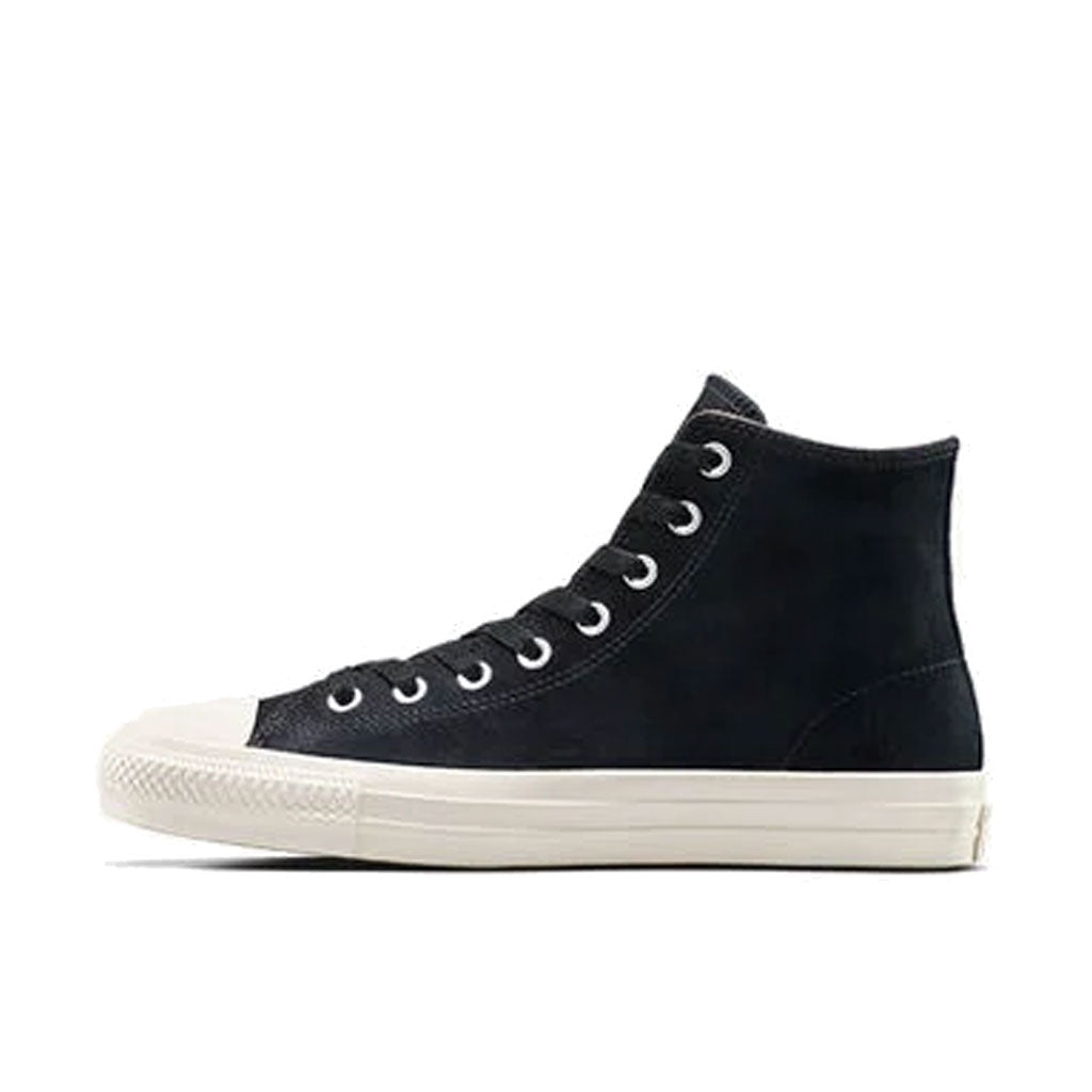 Converse CTAS Pro Hi Nubuck Leather High Top Sneakers - Black/Egret/Vachetta Beige | Unisex Basketball & Casual Shoes for Men & Women | Perfect for Streetwear & Skating