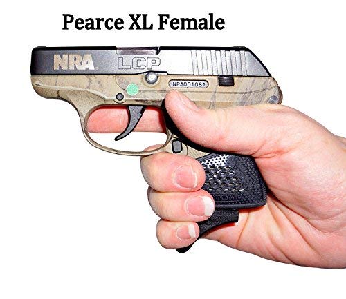 Pearce XL Extended Zeeshy Grip Extensions for Ruger LCP - 2 Sizes per Pack - Enhanced Comfort & Control for Concealed Carry