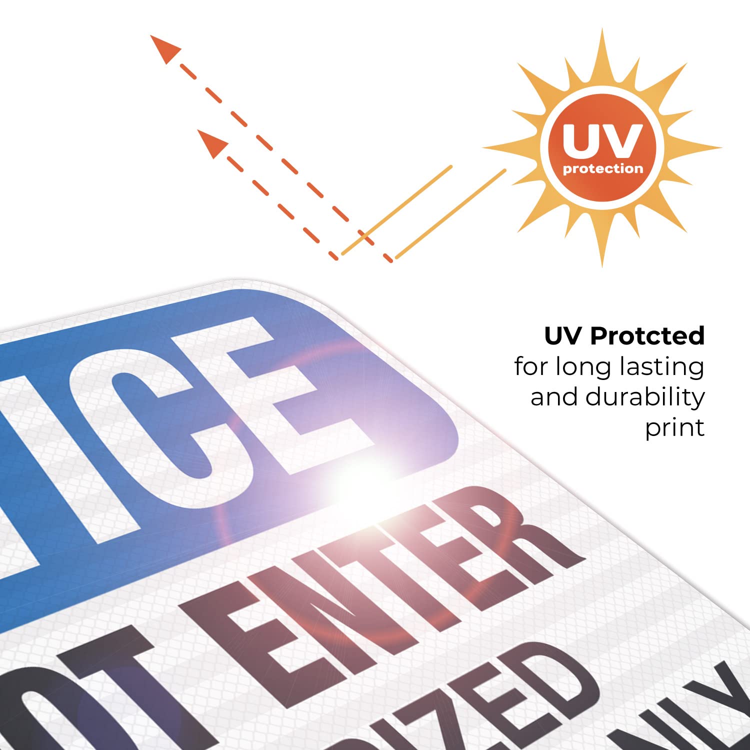 OSHA Compliant 'Do Not Enter Authorized Personnel Only' Reflective Aluminum Sign - 12x18 Inches, 3M EGP Reflective .063 Aluminum, Fade Resistant for Indoor & Outdoor Use - Made in USA | Perfect for Construction Sites, Warehouses & Restricted Areas
