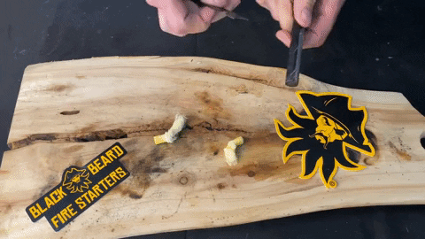 Black Beard's Ferro Rod Fire Starter - Survival Gear for Camping, Hiking & Outdoor Adventures