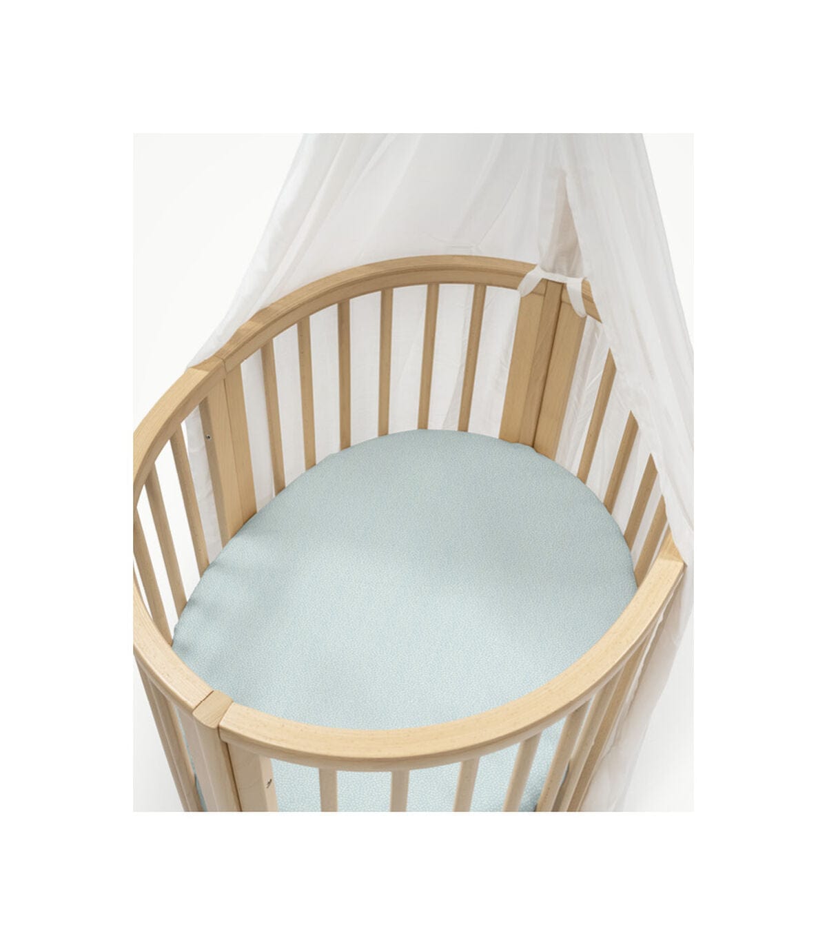 Stokke Sleepi Mini Fitted Crib Sheet - Soft Organic Cotton Baby Bedding for Newborns & Infants - Perfect for Nursery, Daycare & Travel Use