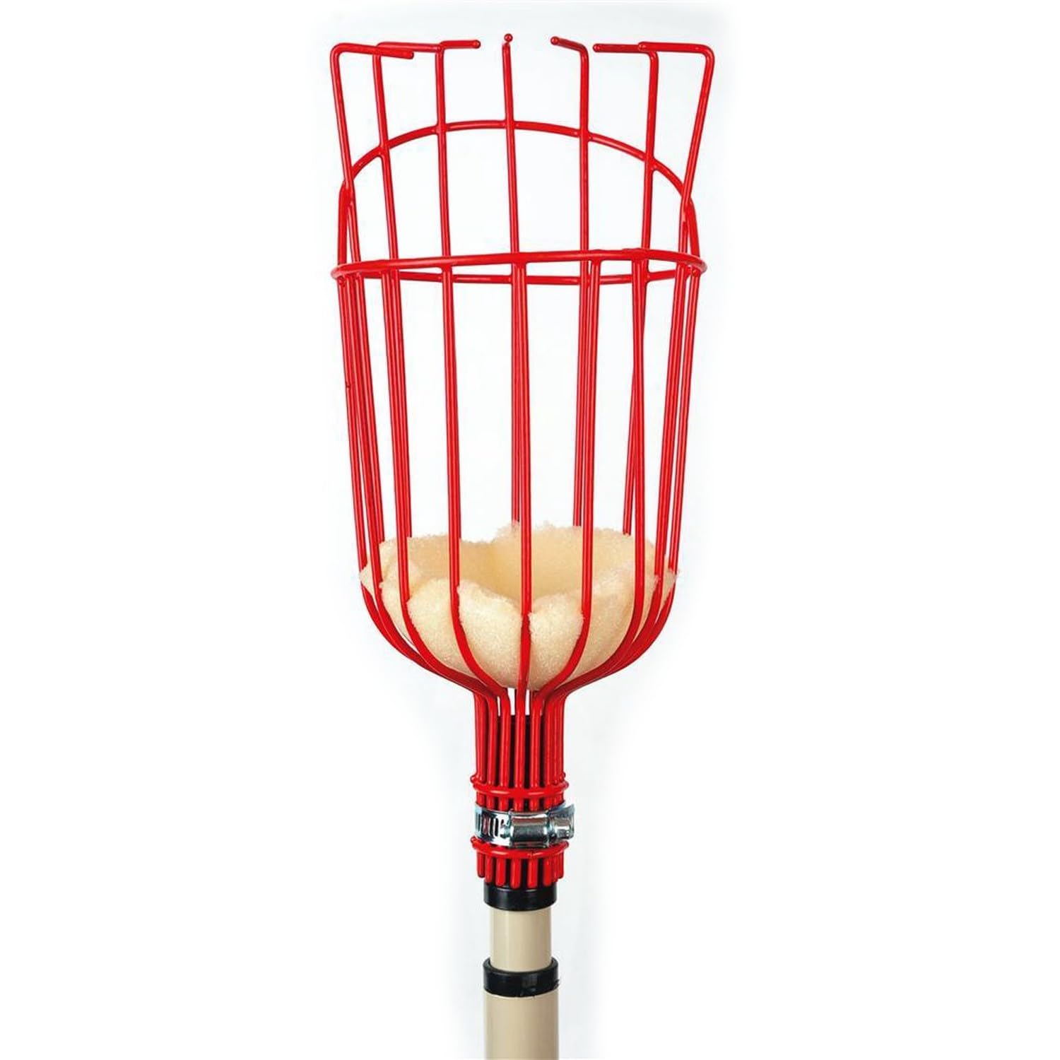 Premium Fruit Picker Tool - Extendable Stainless Steel Fruit Harvesting Pole with Basket for Apples, Pears & Oranges - Ideal for Home Garden, Orchard Harvesting & Farm Use
