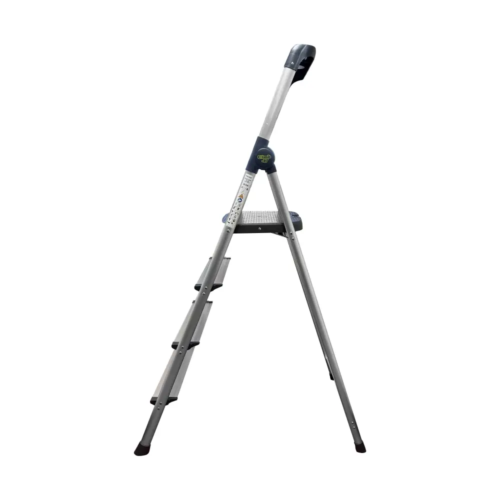 Climb It Platform Plus Steps - Adjustable Ladder Accessory for Home & Roofing - Perfect for DIY Projects, Construction, and Roof Repairs