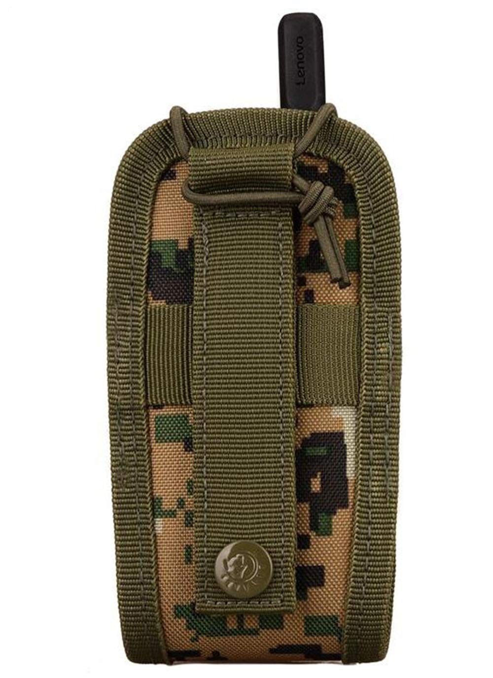 Universal MOLLE Radio Case Holder Pouch - Adjustable Walkie Talkie Pouch Bag for Tactical Gear, Outdoor Adventures & Emergency Communication