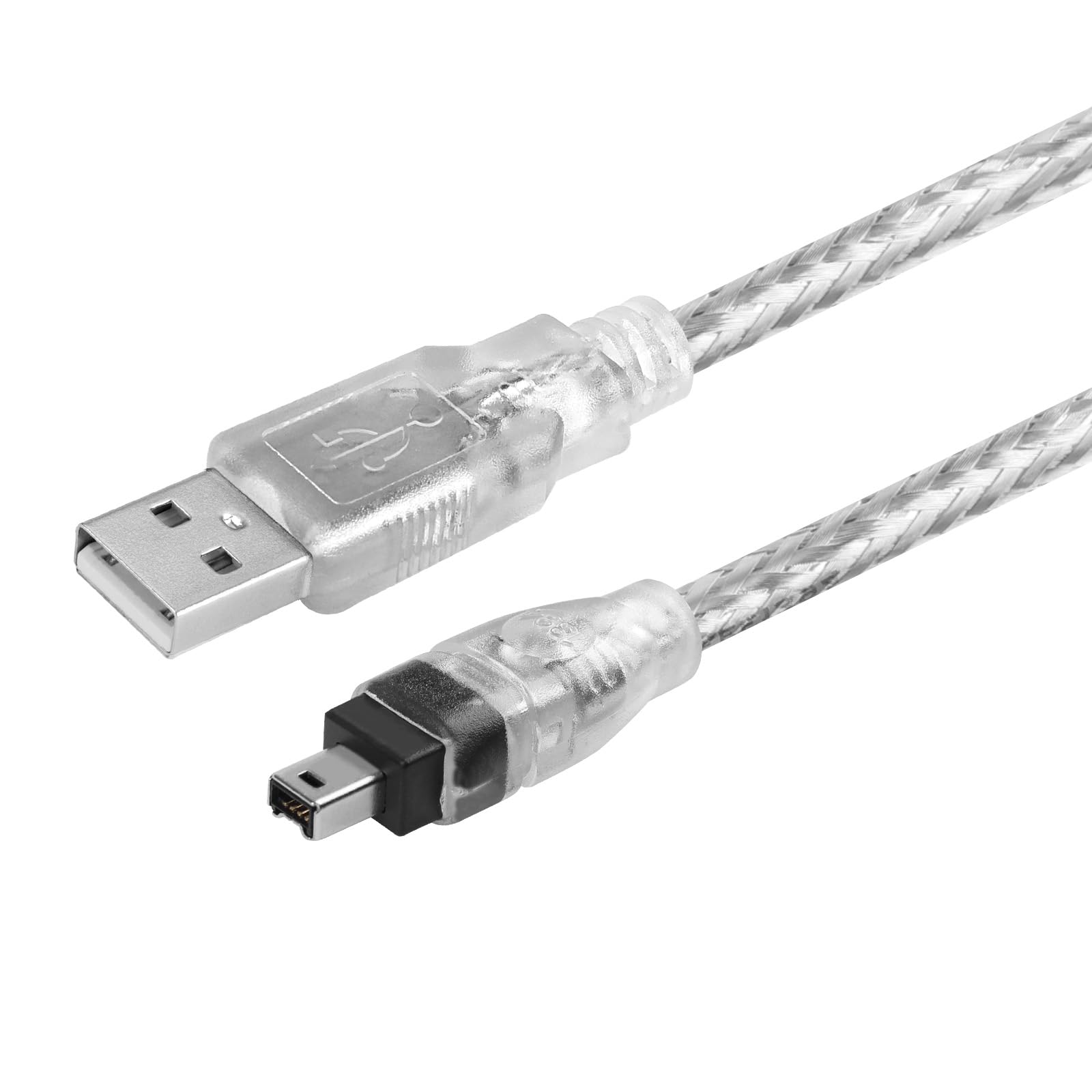 Firewire to USB Adapter Cable - 4Pin 1394 to USB 2.0 Converter for Mac/PC Devices