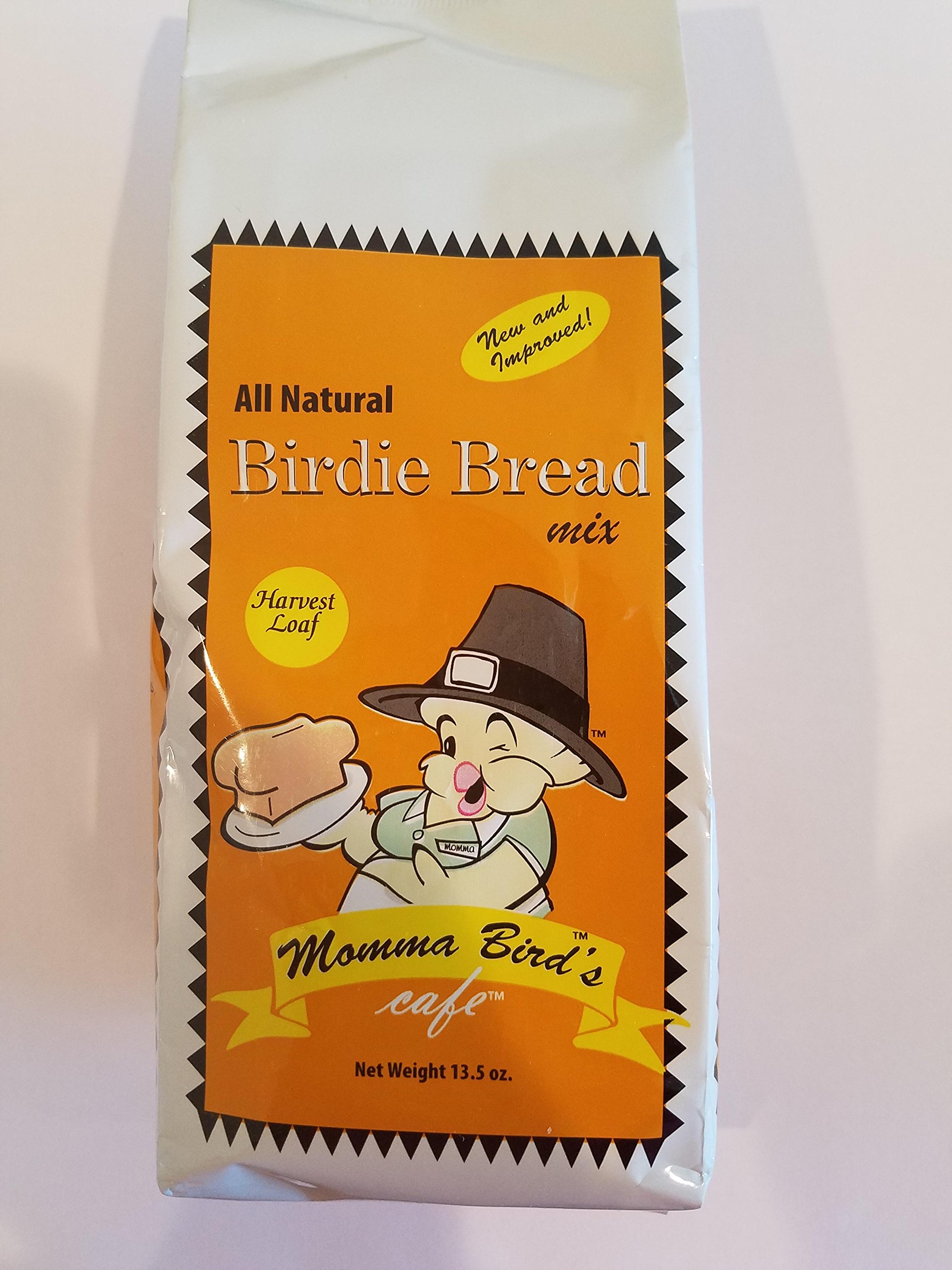 Organic Birdie Bread Mix for Parrots & Exotic Birds - Healthy Homemade Treat with Natural Ingredients - Perfect for Training, Bonding & Enrichment Activities