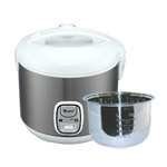 Narita 10-Cup Rice Cooker with Stainless Steel Inner Pot & 3D Heating Technology - Perfect for Family Meals, Meal Prep, and Dorm Cooking