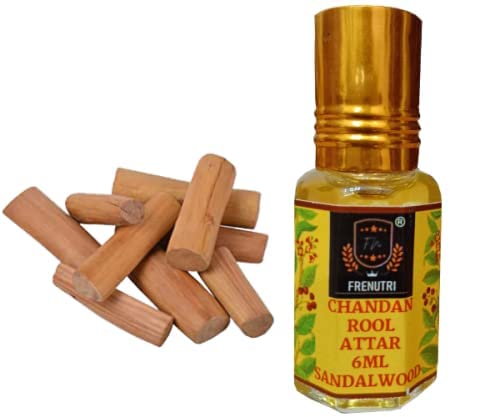FRENUTR Chandan-E-Khaas Attar Perfume Oil 6ml - Long Lasting Floral Scent for Men & Women | Premium Artisan Fragrance | Perfect for Daily Wear, Special Occasions & Aromatherapy