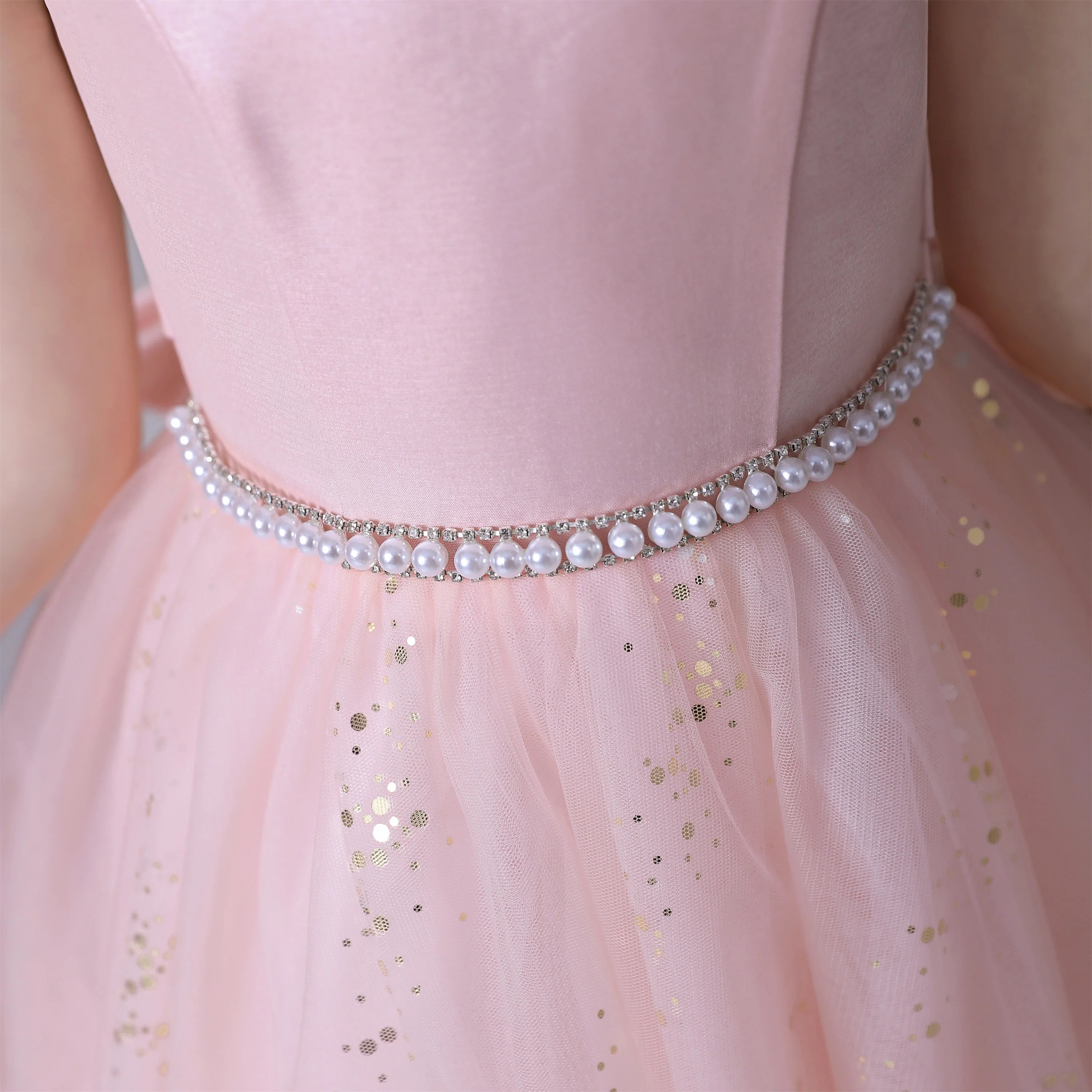 Sparkling Tulle Flower Girl Dress for Kids - Sleeveless Princess Gown for Birthday Party, Wedding, Pageant & Special Occasions