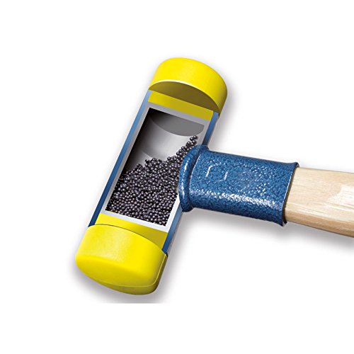 Wiha 800160 No Recoil Soft-Faced Hammer with White Heads - 60mm Multi-Color for Precision Work, Automotive Repair & Woodworking Projects