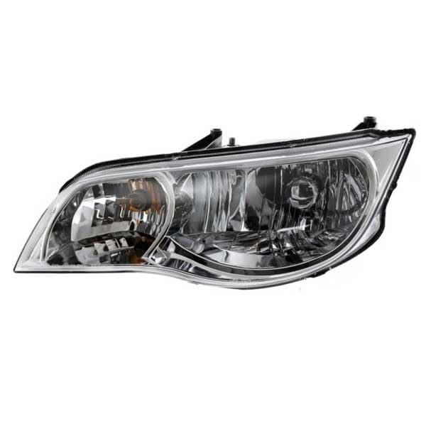 03-07 Ion 4-Door Coupe Left Driver Side Headlight Assembly with Bulb - Replacement for Front Headlamp, Perfect for Night Driving & Vehicle Restoration Projects