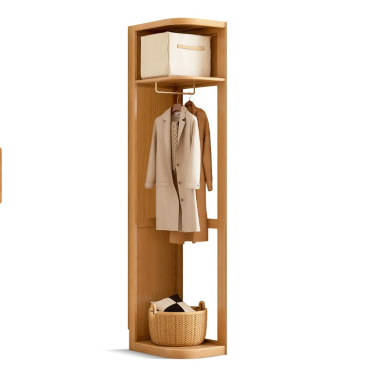 15.7x22.4x86.6 inch / 40x57x220 cm / Cherry wood color / Cherry left corner cabinet