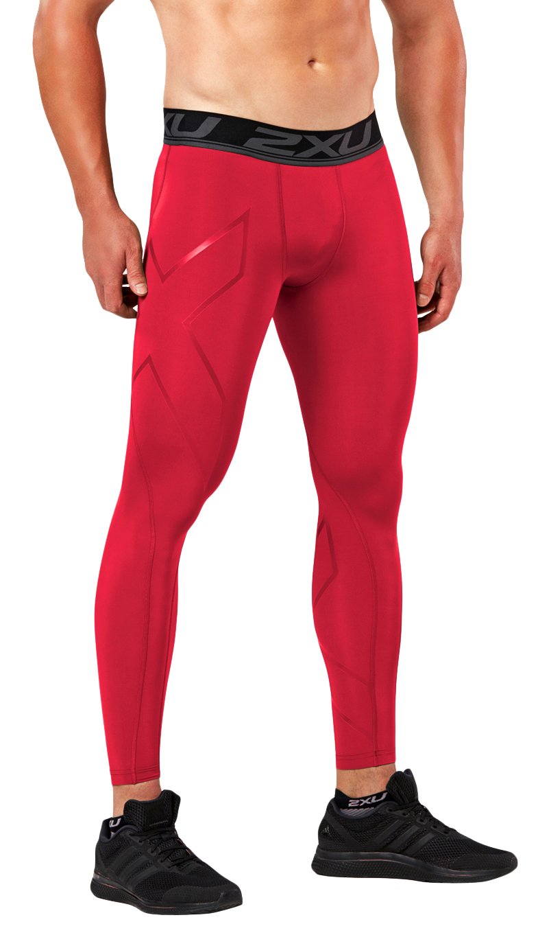2XU Men's LKRM Compression Tights - High Performance Running & Workout Leggings for Athletes - Ideal for Marathon, Gym & Recovery