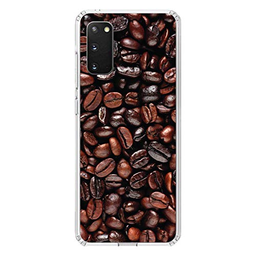Dark Brown Coffee Beans On Clear Case
