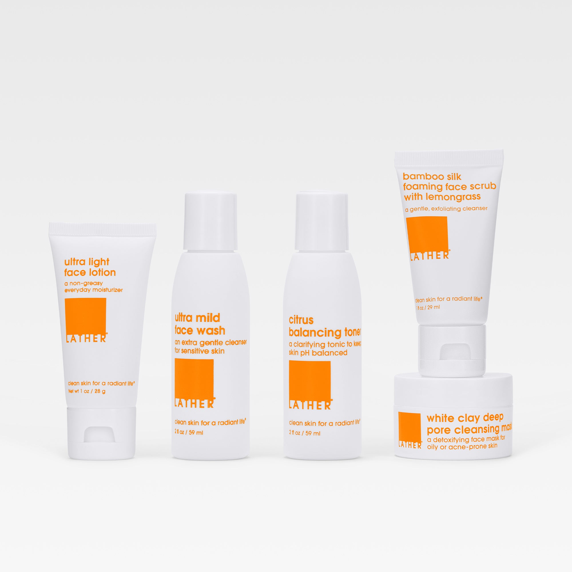 About Face Combination Skin Kit - Hydrating & Balancing Skincare Set for Oily & Dry Skin | Perfect for Daily Use & Travel Skincare Routine