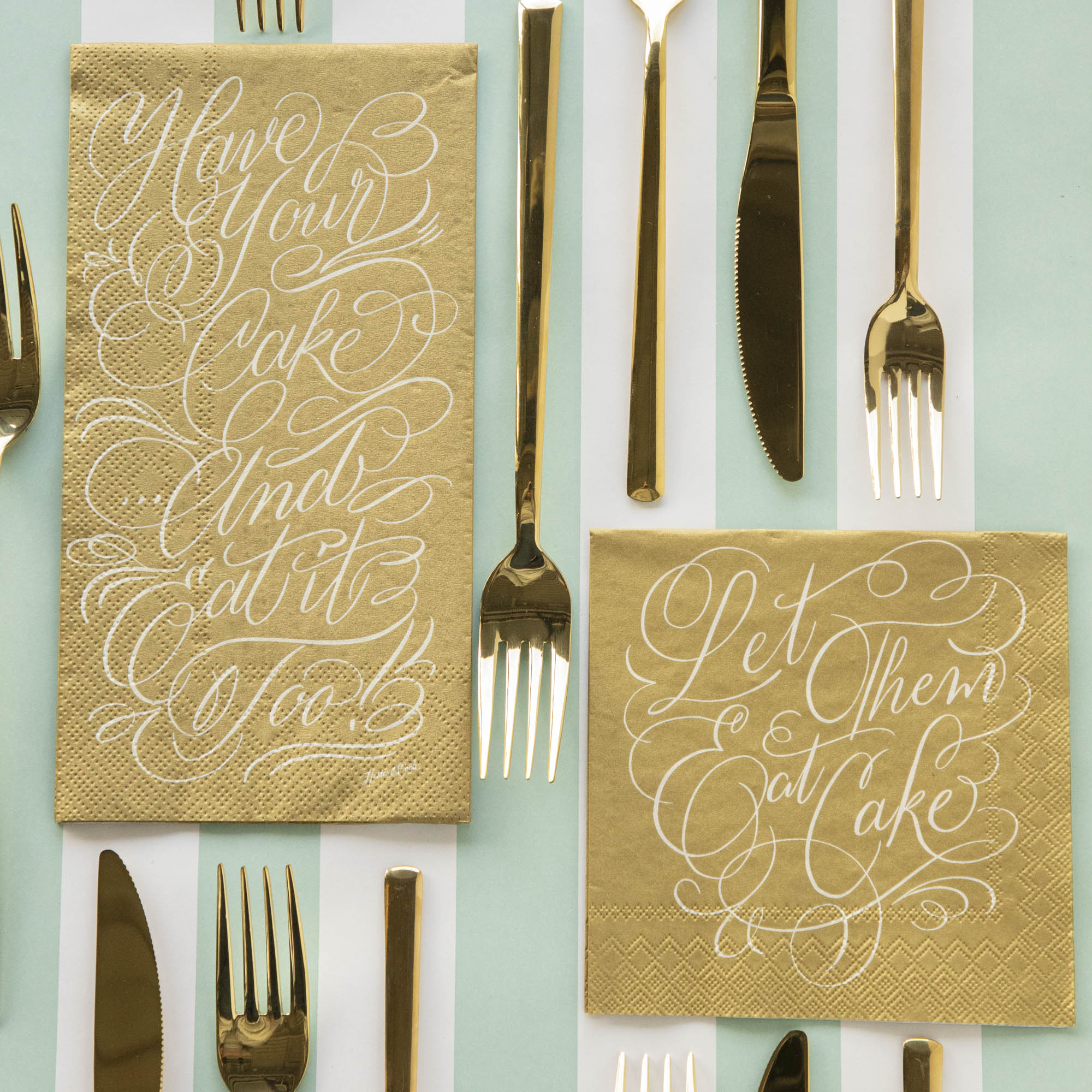 Elegant Have Your Cake Guest Napkins - Premium Disposable Napkins for Weddings, Parties & Special Events