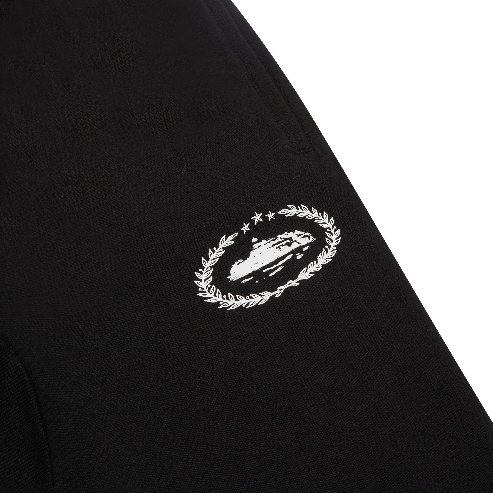 Corteiz RTW Superior Royale Open Hem Black Pants - Stylish Casual Trousers for Men | Perfect for Streetwear, Night Out & Everyday Fashion