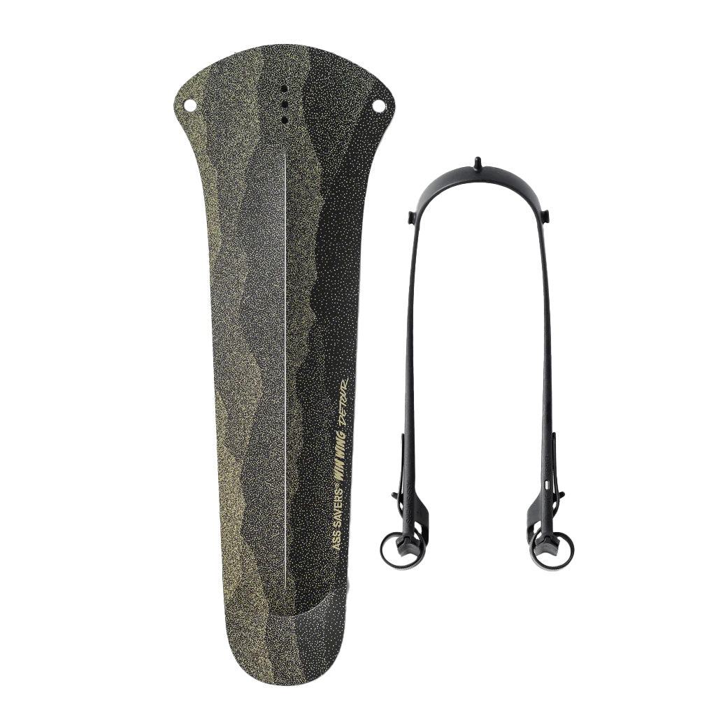 Ass Savers Win Wing 2 Gravel Fender - Detachable Mountain Bike Mudguard for Gravel & Road Bikes | Perfect for Wet & Muddy Trail Riding Adventures
