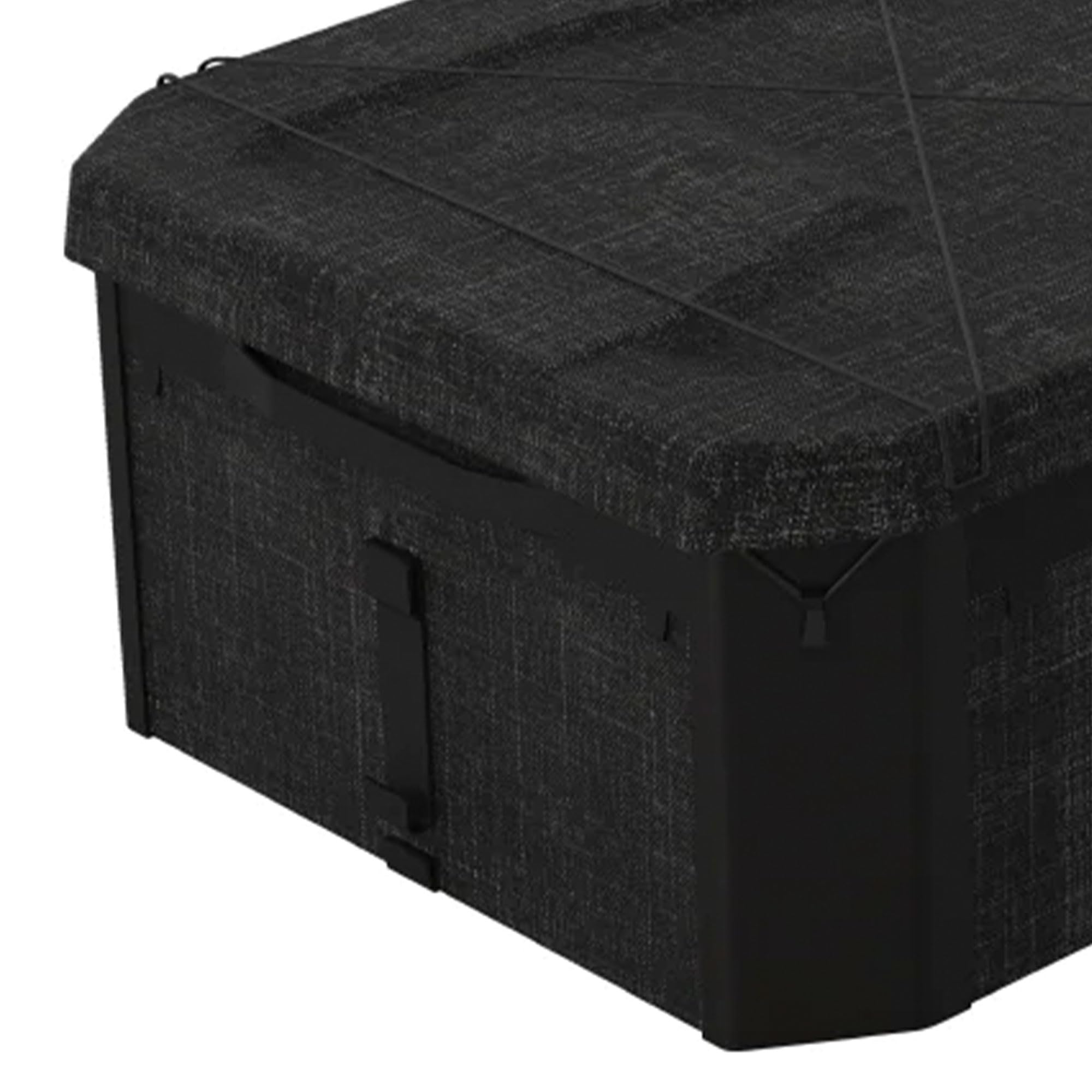 Yakima MOD GearCrate Large/Extra Large Stackable Premium Tote with Thermoformed Lid & Removable Divider - Heavy-Duty Storage Box for Camping, Travel & Outdoor Gear Organization (Black)
