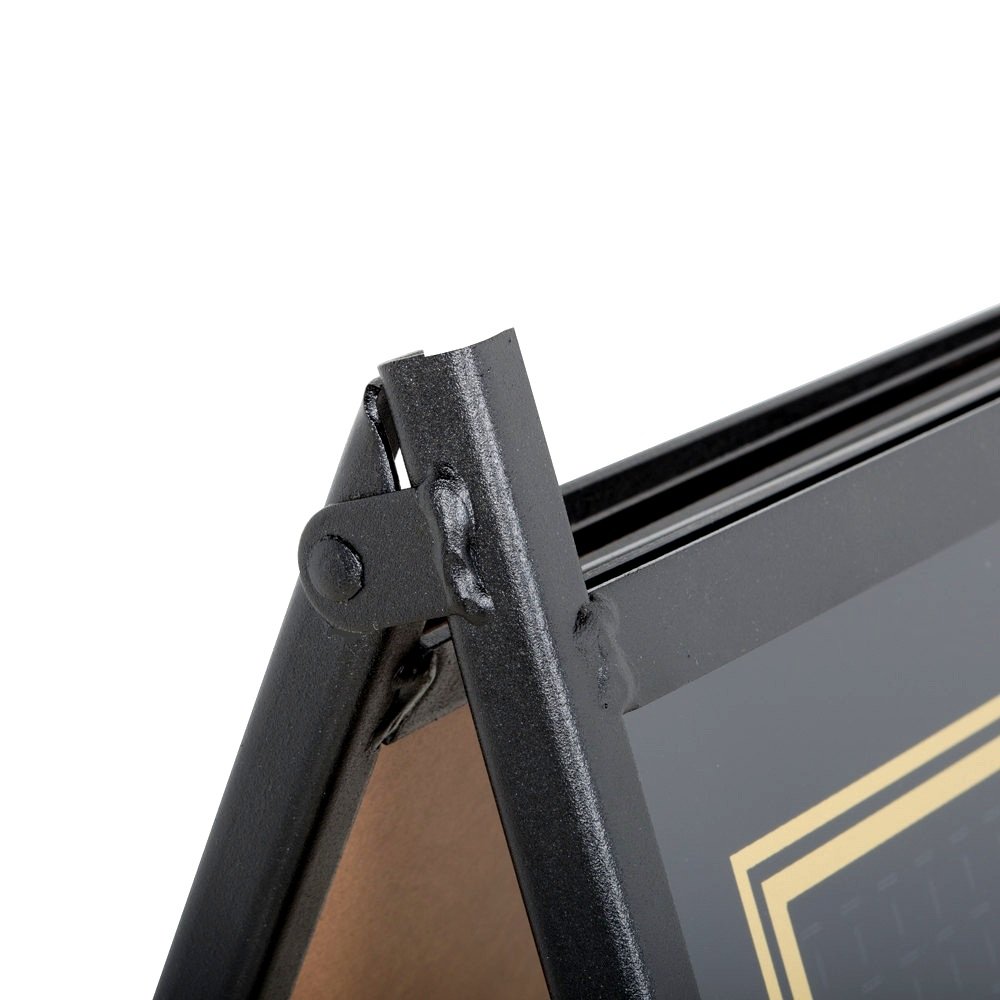 24x36 Portable Sidewalk A-Frame Sandwich Board with Liquid Chalkboard - Outdoor Standing Blackboard Sign for Businesses & Events - Includes 4 Waterproof Zig Markers - Perfect for Storefronts, Sidewalk Sales & Restaurant Specials