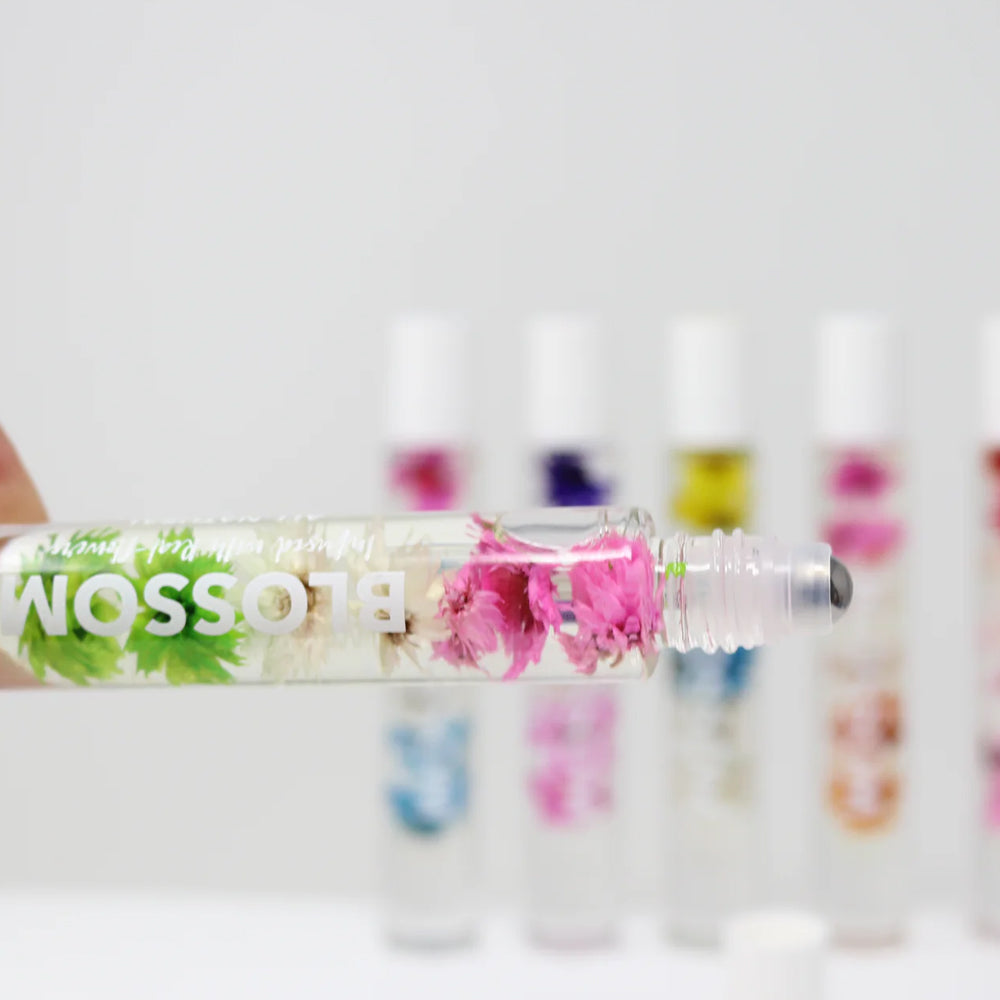 Blossom Roll On Perfume Oil - All Natural Vegan Fragrance, Paraben Free, Cruelty Free (1 Piece) - Perfect for Daily Wear, Travel & Gift Giving