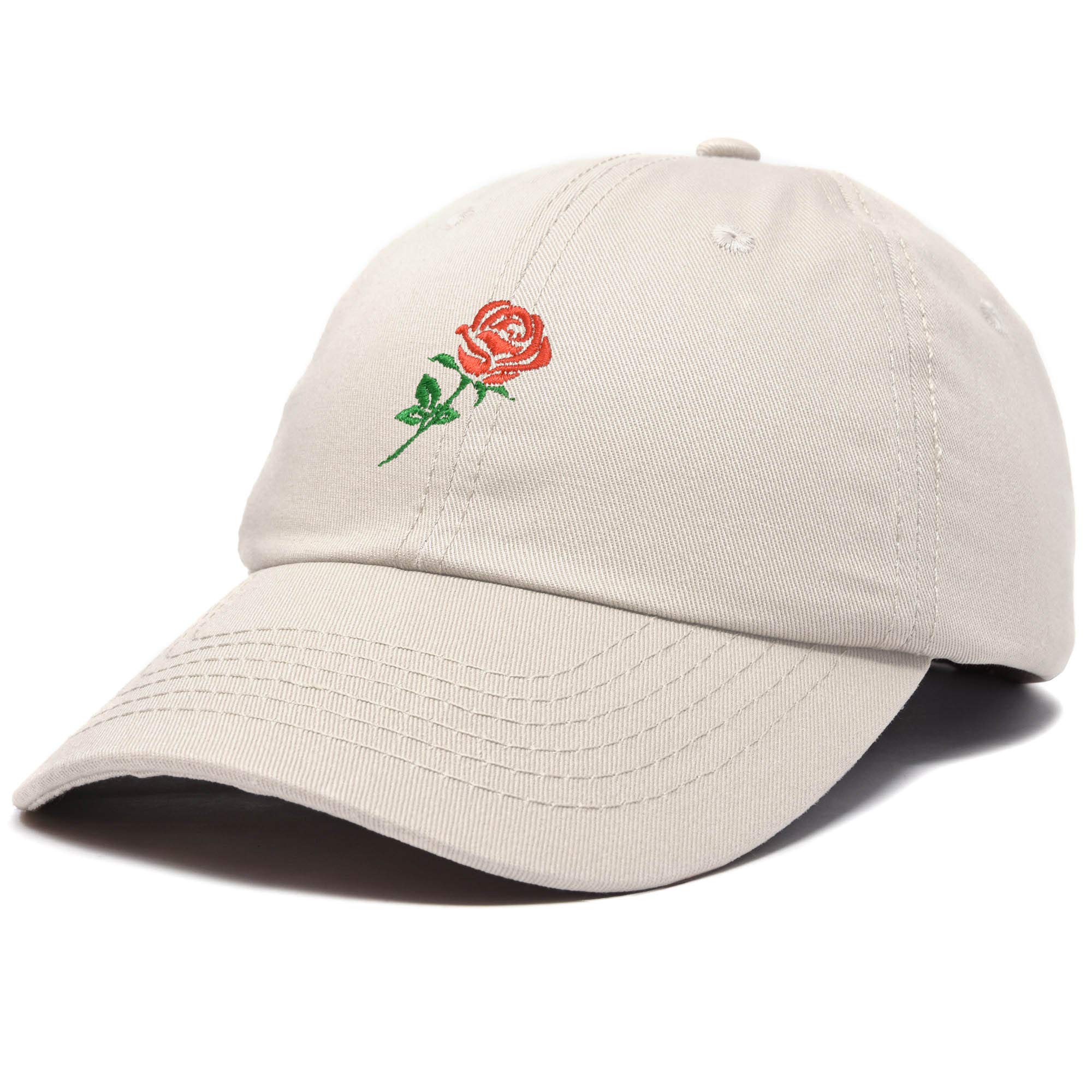 Premium Embroidered Red Rose Baseball Cap for Women - Stylish Fashion Hat for Outdoor Activities, Sports, and Casual Wear