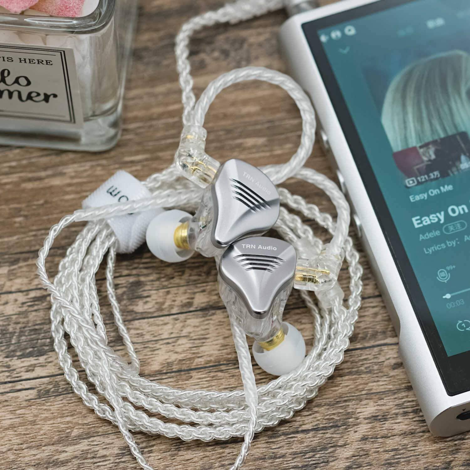 TRN TA2 2BA+1DD Hybrid In-Ear Monitors - High Resolution Audiophile Earphones for Music, Gaming & Studio Monitoring