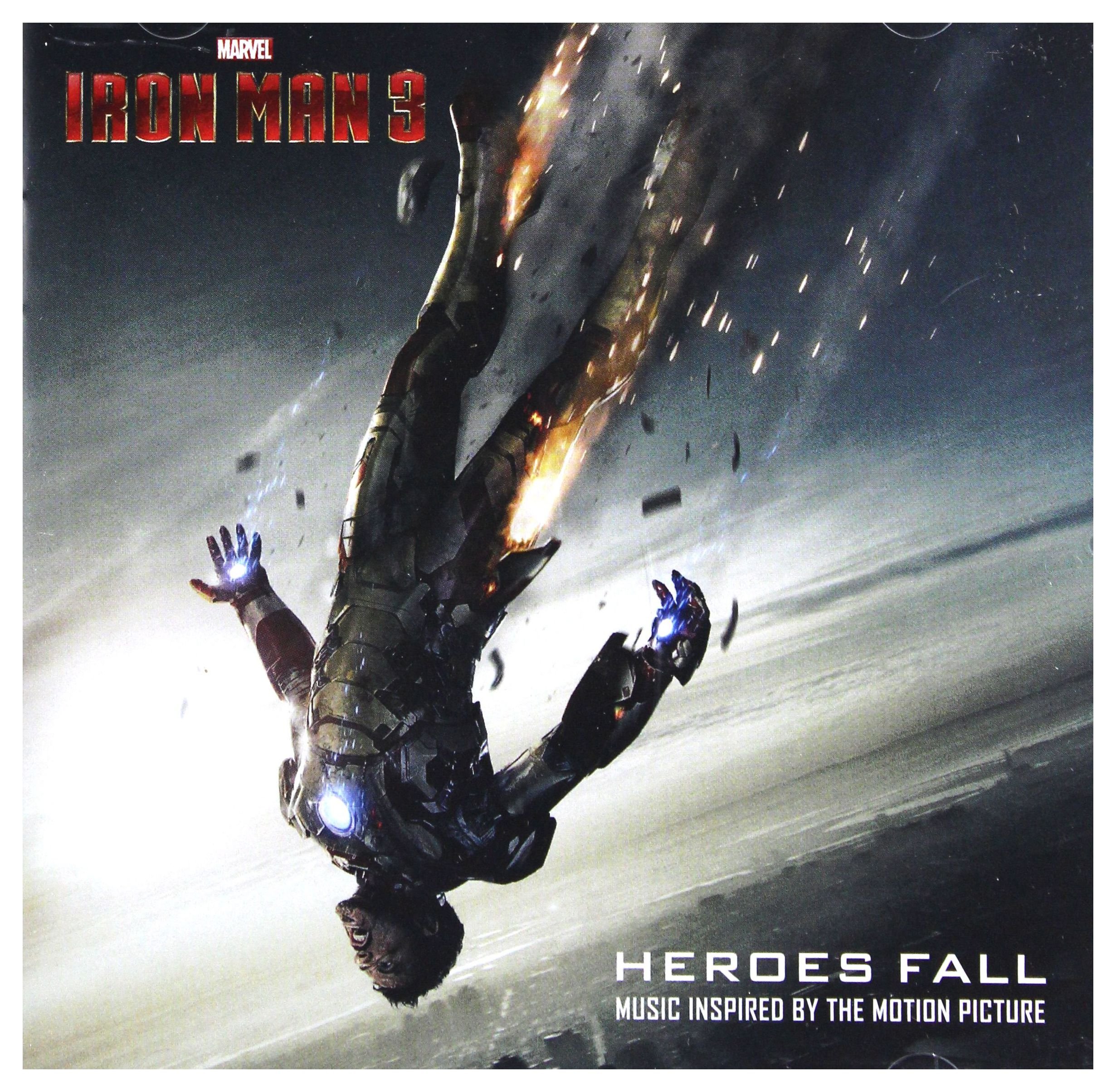 Iron Man 3: Heroes Fall Official Movie Soundtrack CD | Marvel Superhero Film Music Score | Perfect for Movie Nights & Marvel Fan Collections