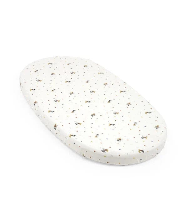 Stokke Sleepi Bed Fitted Sheet V3 2023 - Soft Baby Crib Sheet for Stokke Sleepi Crib - Breathable Cotton Nursery Bedding - Perfect for Newborns & Toddlers (Home, Daycare, Travel)