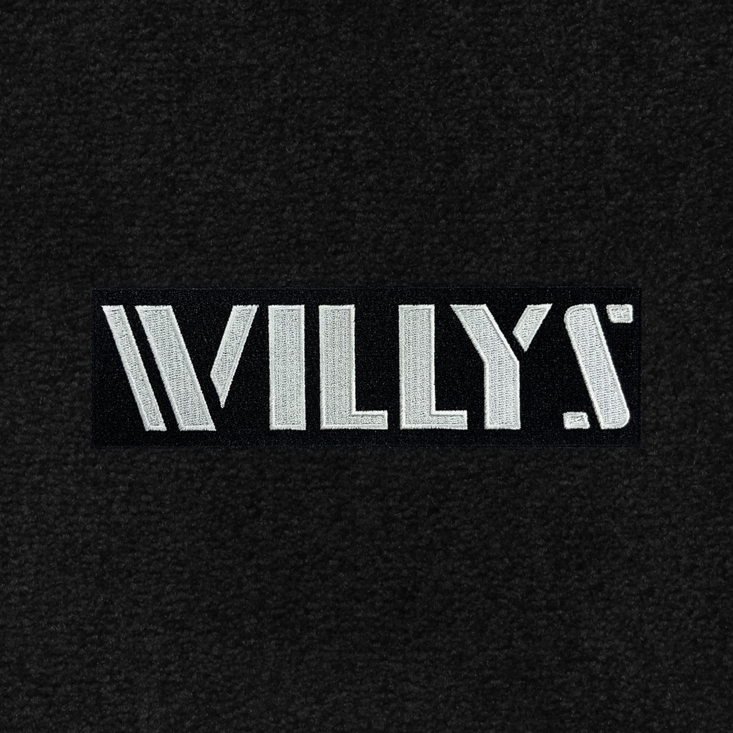 Premium Custom-Fit Carpeted Floor Mats for Jeep Wrangler JL (2018-Present) - Black & Silver Willy Design (2-Piece Front Set) - Luxury Car Floor Liners for All-Weather Protection & Enhanced Interior Style