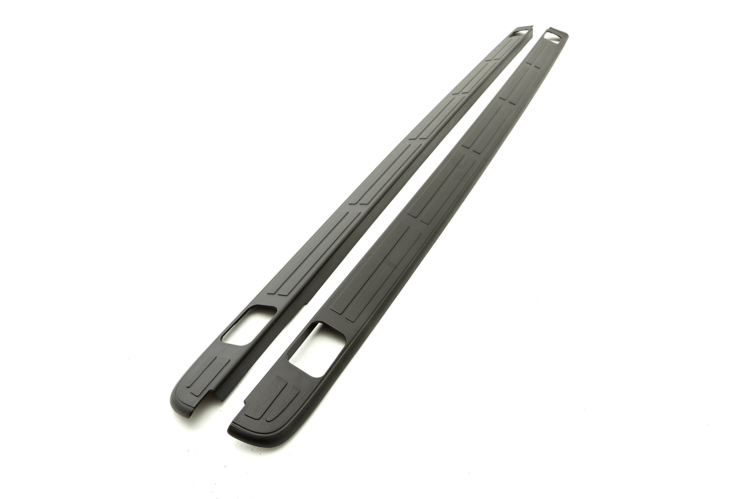 ACDelco GM Accessories 12498506 Black Standard Box Side Rail Protectors - Durable Truck Bed Protection for Pickup & Cargo Hauling