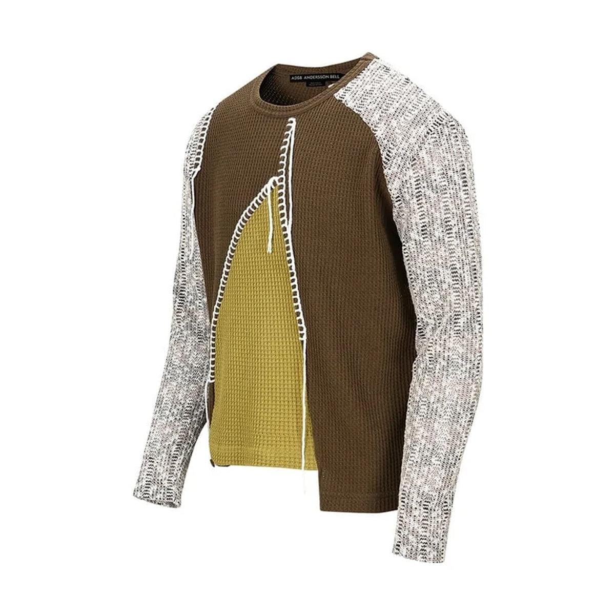 Charme Crewneck Sweater for Women - Soft & Cozy Brown Knit Pullover | Perfect for Fall, Winter & Casual Outfits