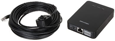 2MP DS-2CD6425G1 30 D/N Pinhole Security Camera with 2.8mm Cylindrical Lens & 8m Cable - Ideal for Indoor/Outdoor Surveillance, Home & Office Security Monitoring