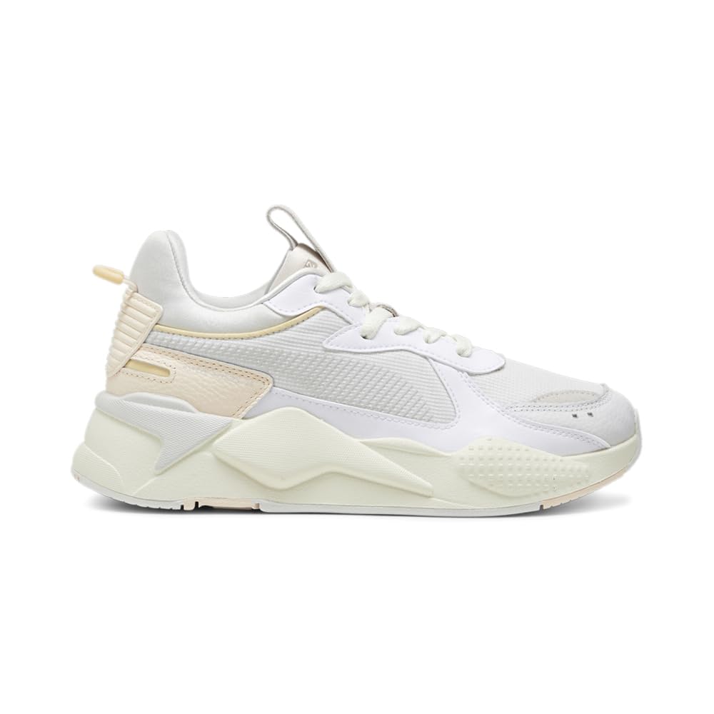 PUMA Women's RS-X Soft Lace-Up Sneakers - Grey & White Casual Running Shoes for Women | Gym Workout, Walking & Everyday Comfort