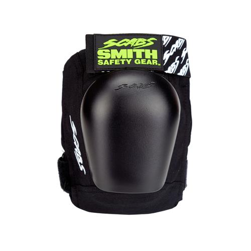 Smith Scabs Junior Knee Pads - Black Protective Gear for Skateboarding, Cycling & Rollerblading - Kids Knee Guards for Sports & Outdoor Activities