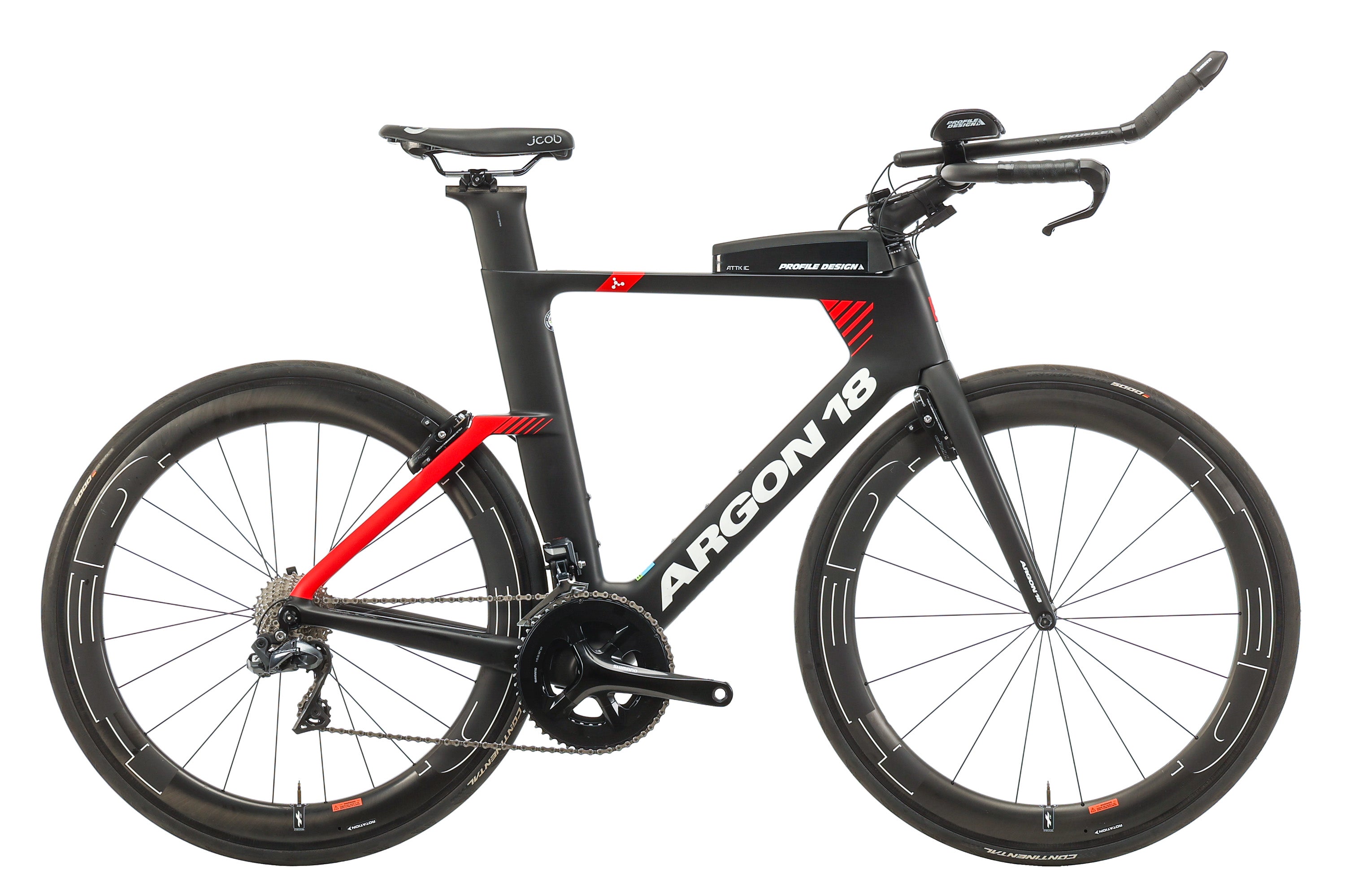 Argon 18 E-117 Triathlon Time Trial Bike 2020 - Medium Carbon Aero Road Bike for Triathletes & Time Trial Racing | Perfect for Competitive Cycling & Endurance Training