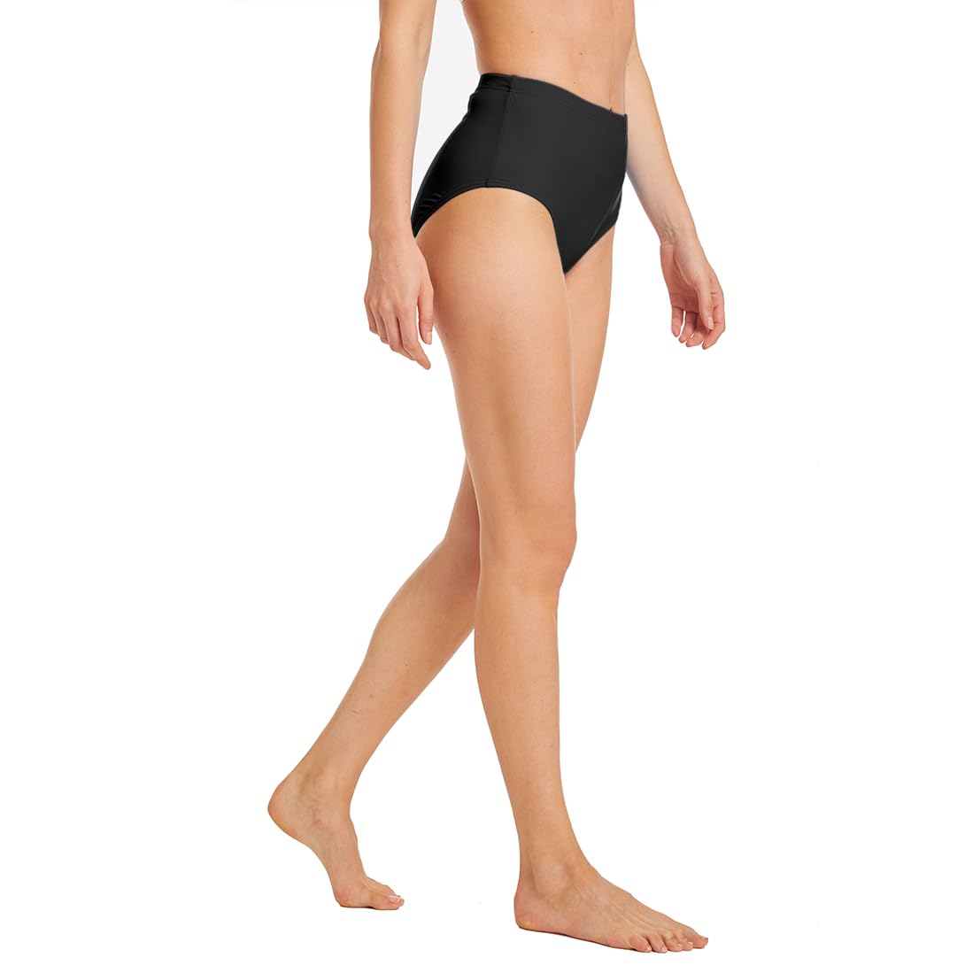 Micosuza High Waist Retro Bikini Bottom - Women's Full Coverage Swimwear for Tankini & Swimsuits | Beach, Pool & Vacation Essentials