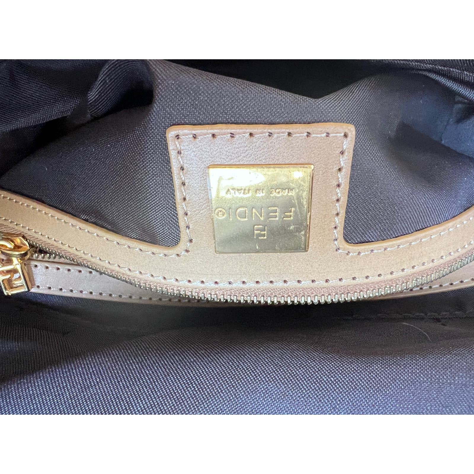 Vintage Fendi Gold Swirl Pattern Baguette Bag from 2000-2001 | Authentic Designer Shoulder Purse for Women | Perfect for Parties, Date Nights & Fashion Events