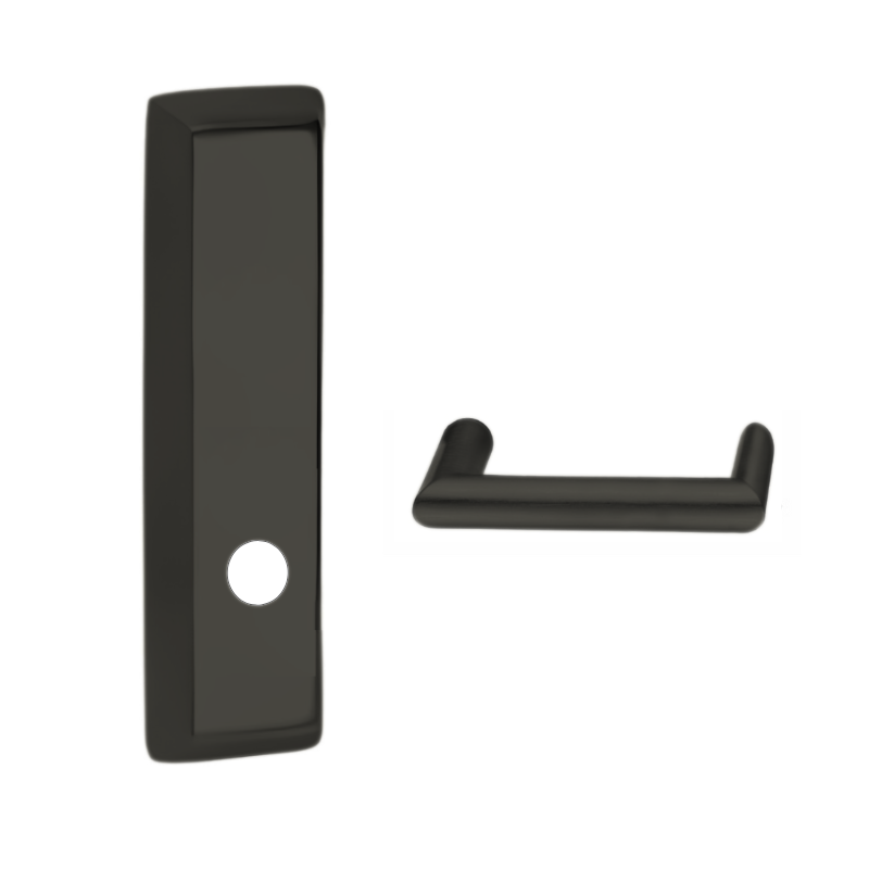 Corbin Russwin 123910ET Exit Device Trim with Passage Function - Salvador 123 Lever Escutcheon for ED5000 Series | Commercial Door Hardware for Office Buildings & Schools