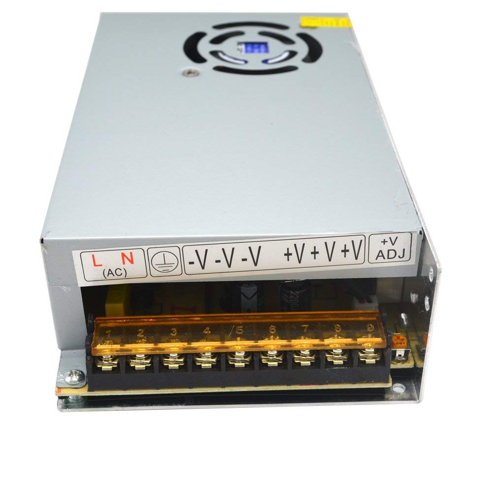 Padarsey 12V 20A Universal Regulated Switching Power Supply - for LED Strip Lights, CCTV, Radio, Computer & DIY Projects - Perfect for Home, Office & Industrial Use