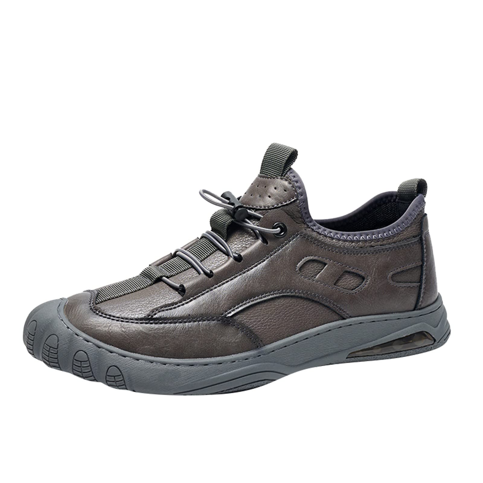YUHAOTIN Men's Waterproof Travel Shoes - Plantar Fasciitis Sandals for Walking & Running