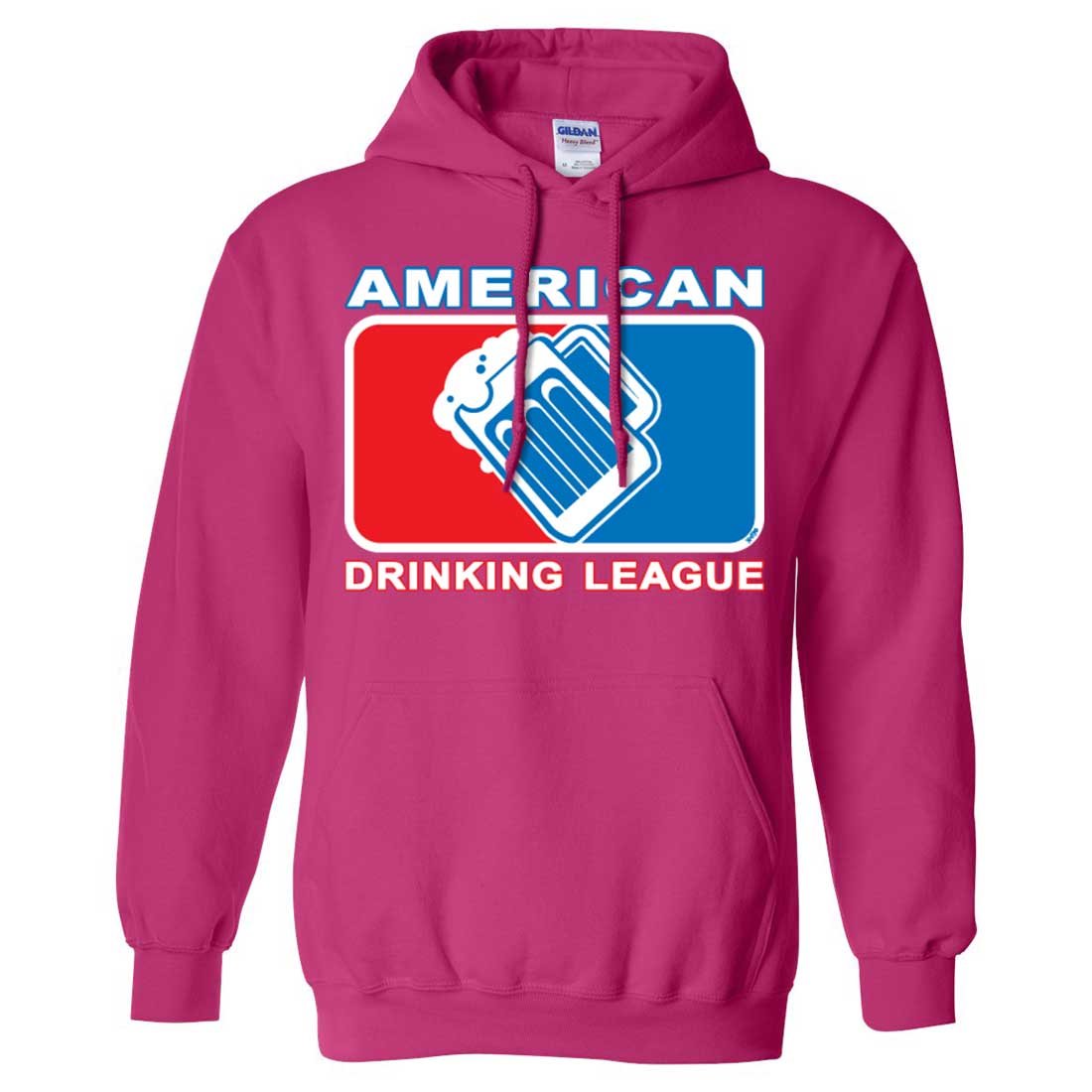 American Drinking League USA Sweatshirt Hoodie - Comfortable Pullover for Men & Women | Perfect for Casual Wear, Sports Events & Outdoor Activities