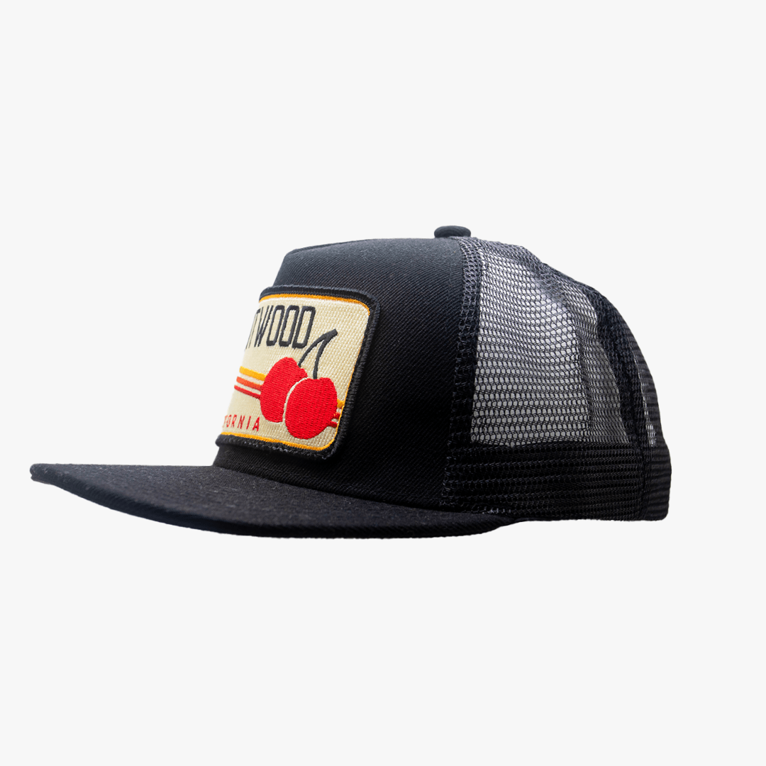 Brentwood California Cherry Print Pocket Hat - Stylish & Lightweight Summer Cap for Outdoor Activities, Travel & Casual Wear