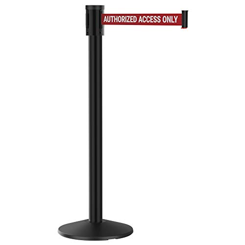 Black Post w/ Authorized Access Only Belt