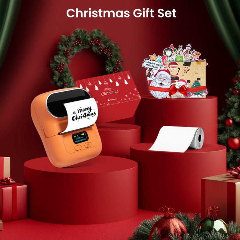Phomemo M110 Portable Label Printer - Wireless Bluetooth Thermal Sticker Maker for Home, Office & Organization - Perfect Christmas Gift for Students, Teachers & Professionals