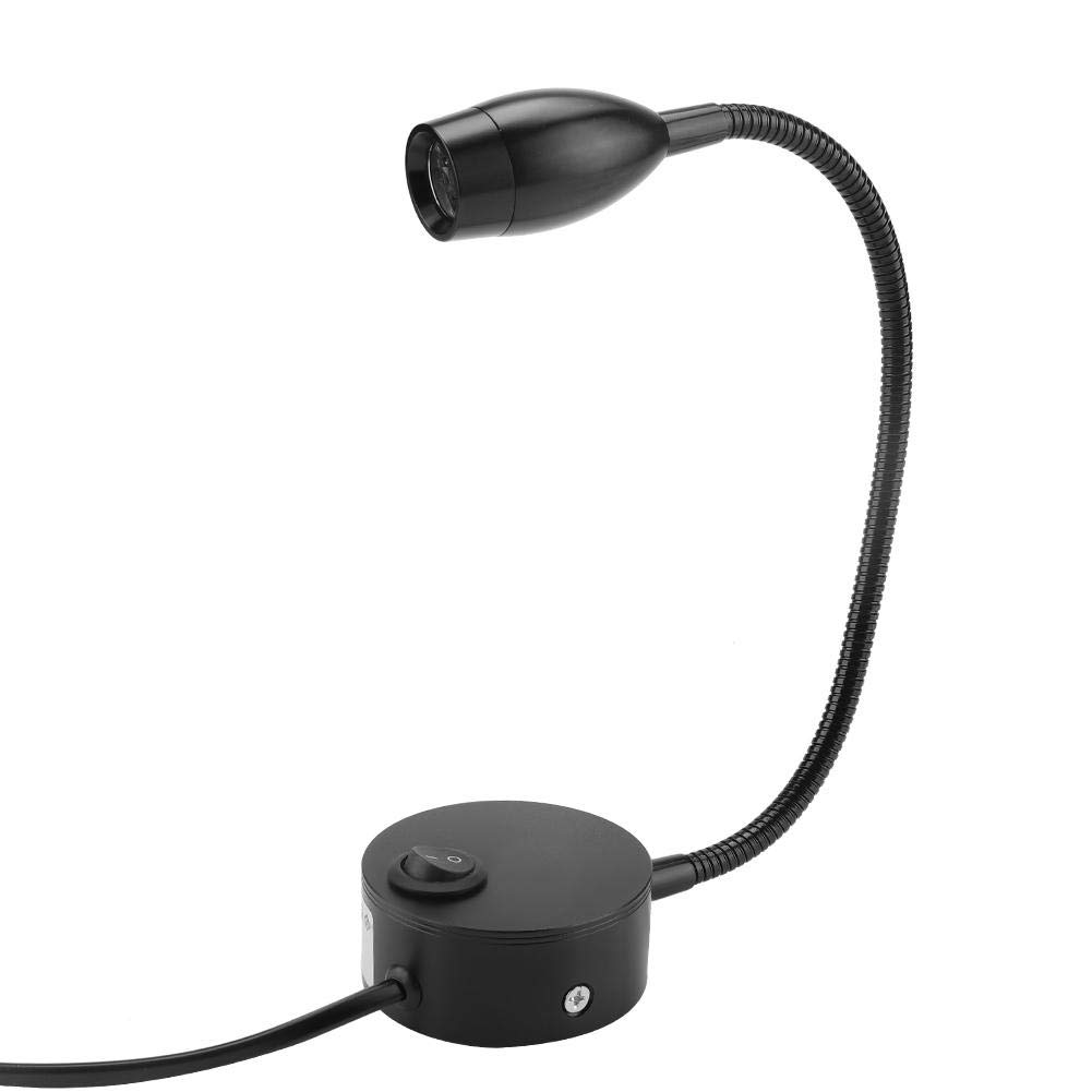 Garosa Adjustable LED Desk Lamp - Touch Control Dimmable Reading Light with Flexible Gooseneck for Bedroom, Office, Study, Workbench, Hotel (50~240V) - Perfect for Night Reading, Studying, and Workspace Lighting